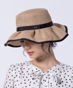 TOCCA 【UV99%以上カット・吸水速乾・抗菌防臭・洗える・サイズ調整可】FRILL HAT ハット