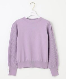 ANY SIS 【CICA加工・選べる9色展開】スリットポイントボトルネック ニット