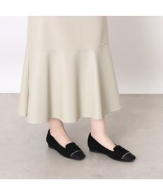 MODE ET JACOMO <MODE ET JACOMO>スクエアフラットオペラパンプス