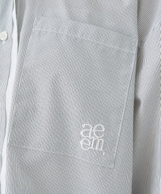 earth music&ecology レイヤードストライプシャツ