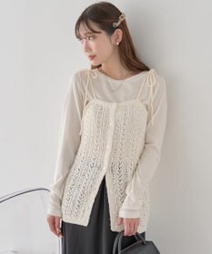 earth music&ecology 微シアーメロープルオーバー