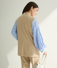 Green Parks Ｏ．洗えてストレッチ　Ｗボタンベスト