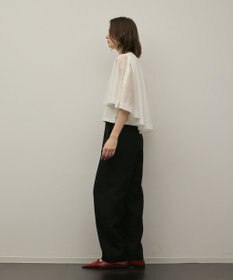 GRACE CONTINENTAL シアーケープニットカーディガン