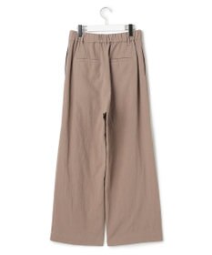 J.PRESS YORK STREET 【WOMEN】コットンワッシャータックワイド パンツ