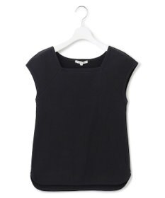 23区 S 【SLOW/一部店舗限定】ミドルフライスジャージー キャップスリーブカットソー