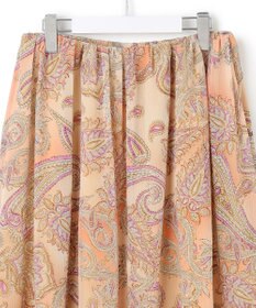 23区 S 【洗える】Erica クレープペイズリープリント スカート