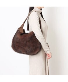 UNBILLION カシュカシュ cachecache / リボンワンハンドルエコファービッグバッグ