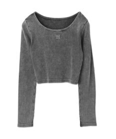 WEGO ヴィンテージウォッシュリブロンT