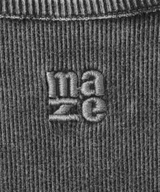 WEGO ヴィンテージウォッシュリブロンT