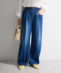 Green Parks ウエストタックコクーンデニムパンツ