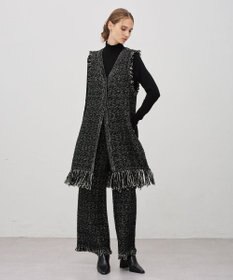 uncrave ツイードニット ジレ