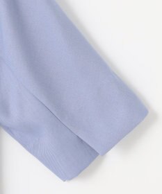 自由区 【接触冷感・速乾・UVケア・撥水・防シワ・XSサイズあり】リネンライクツィル5分袖 ブラウス