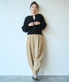 #Newans 【洗える】ボリュームスリーブニットカーディガン