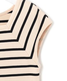 23区 S 【SLOW/一部店舗限定】ミドルフライスジャージー キャップスリーブカットソー