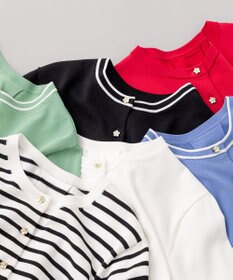 組曲 フラワーメタル ニット カーディガン