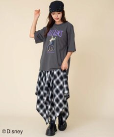 WEGO 【ユニセックス着用ITEM/SMLサイズ展開】VILLAINSグラフィックT（S）