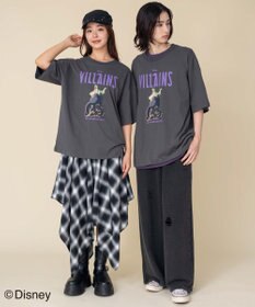 WEGO 【ユニセックス着用ITEM/SMLサイズ展開】VILLAINSグラフィックT（S）