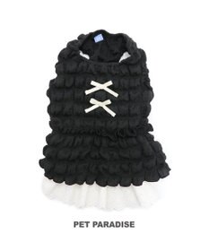 PET PARADISE ペットパラダイス ぽこぽこ ワンピース 《ブラック》 小型犬