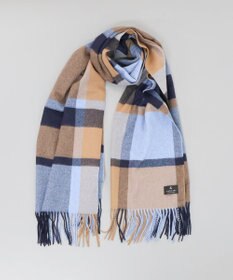 AURORA LANVIN COLLECTION ランバン コレクション カシミヤ  チェックストール