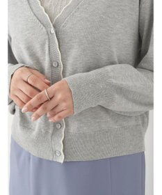 earth music&ecology ちびスカラップカーディガン