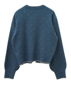 earth music&ecology ラメジャカードカーディガン