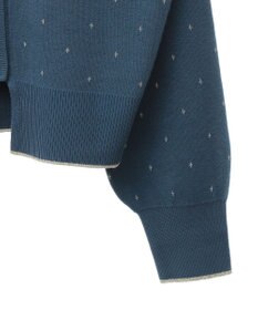 earth music&ecology ラメジャカードカーディガン