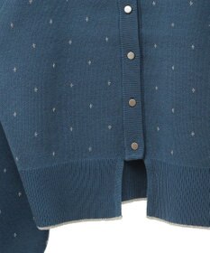 earth music&ecology ラメジャカードカーディガン