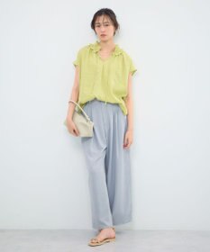 Green Parks セミワイドスラックスパンツ