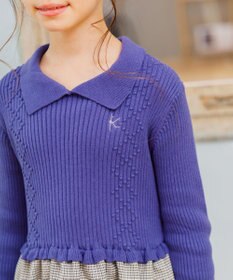 組曲 KIDS 【110-140㎝】千鳥ドッキング ワンピース