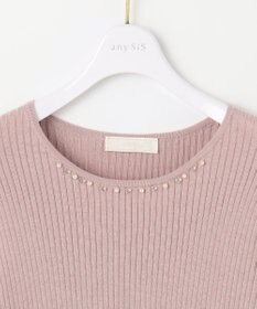 ANY SIS 【洗える】プチジュエル ニット