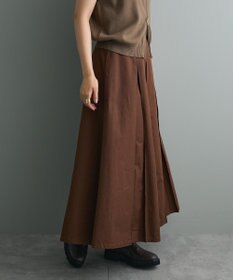 CRAFT STANDARD BOUTIQUE タックツイルプリーツスカート