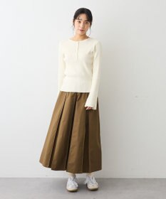 CRAFT STANDARD BOUTIQUE タックツイルプリーツスカート
