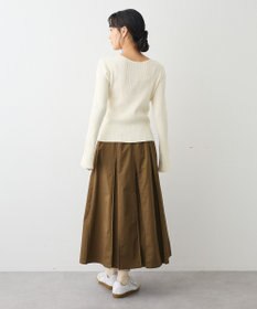 CRAFT STANDARD BOUTIQUE タックツイルプリーツスカート
