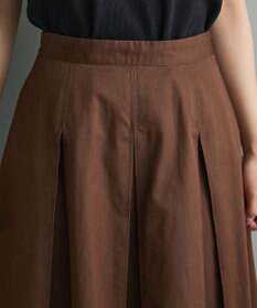 CRAFT STANDARD BOUTIQUE タックツイルプリーツスカート