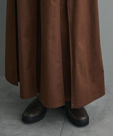 CRAFT STANDARD BOUTIQUE タックツイルプリーツスカート