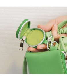 UNBILLION cachecache バンジーコード巾着スマホショルダー