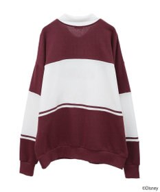 earth music&ecology Ｄｉｓｎｅｙ／レトロコミックハーフｚｉｐスウェット