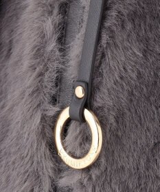 組曲 ファーバケット バッグ