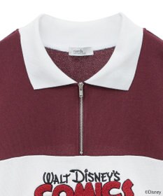earth music&ecology Ｄｉｓｎｅｙ／レトロコミックハーフｚｉｐスウェット