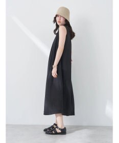 earth music&ecology ノースリーブギャザーワンピース