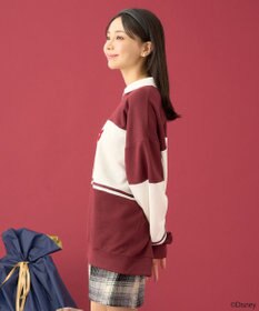 earth music&ecology Ｄｉｓｎｅｙ／レトロコミックハーフｚｉｐスウェット