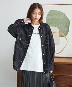 Green Parks ・ＥＬＥＮＣＡＲＥ　ＤＵＥ　カラーステッチシアーＧジャン