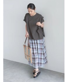 Te chichi 【接触冷感】ショルダータックTシャツ