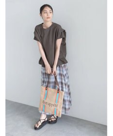 Te chichi 【接触冷感】ショルダータックTシャツ
