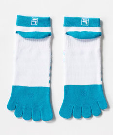 FILA GOLF／marie claire 【FILA GOLF】 ボーダージャガード五本指アンクルソックス