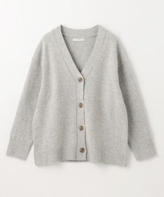 ANY 【洗濯機可】ラムウールVネック カーディガン