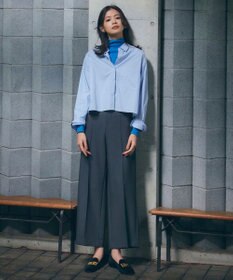 UNFILO 【抗菌防臭】イージーケア クロップド シャツ