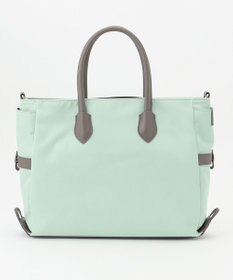 Y'SACCS ナイロン×リサイクルレザー　ホック2WAYトート　Sサイズ