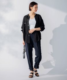 自由区 【洗える】２WAYツイル デザインパンツ