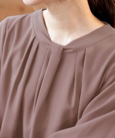 Tiaclasse L 【洗える】ボウタイ風チュニック